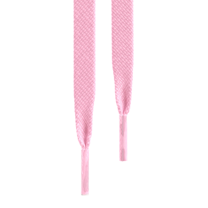 FLAT LACES 1 LAYER BAGGY PINK 140CM