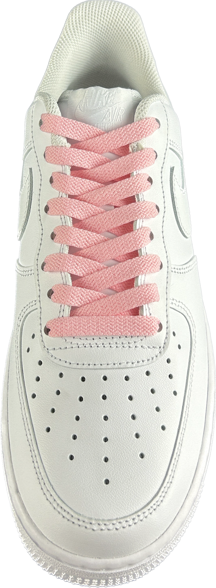 Flat laces 1 layer baggy pink 140cm