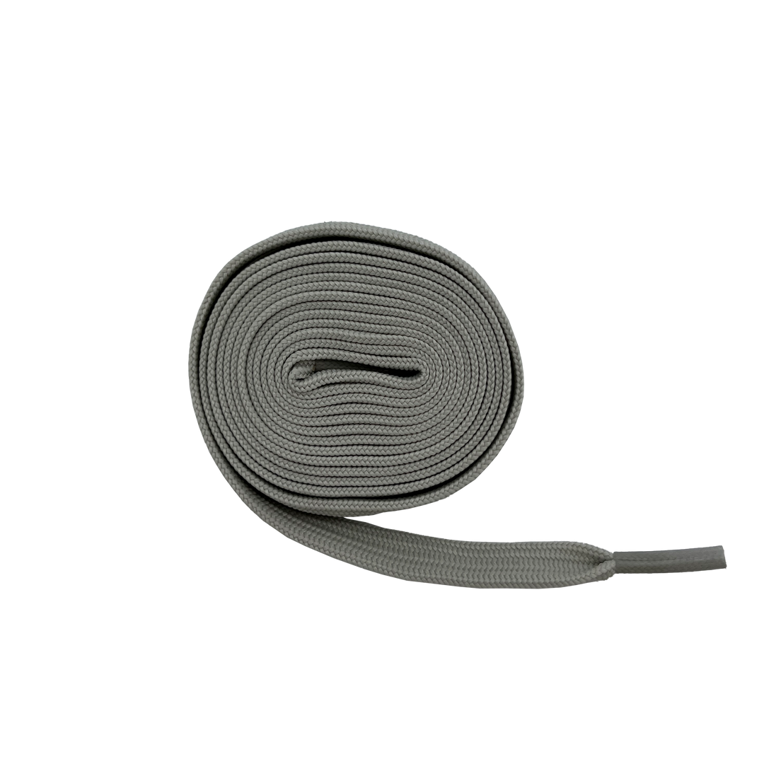 Flat laces 2 layer clay gray