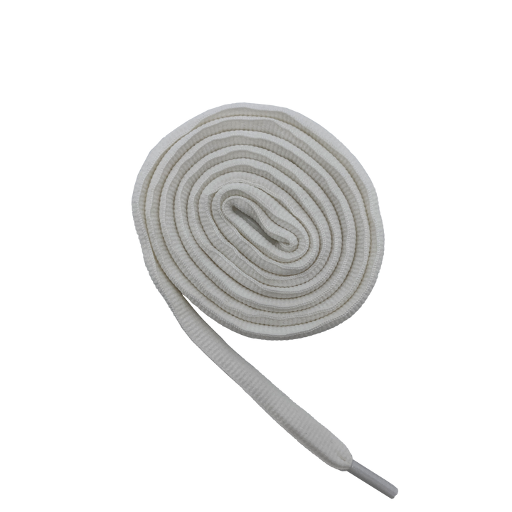 Lacets ronds flex blanc 10 mm