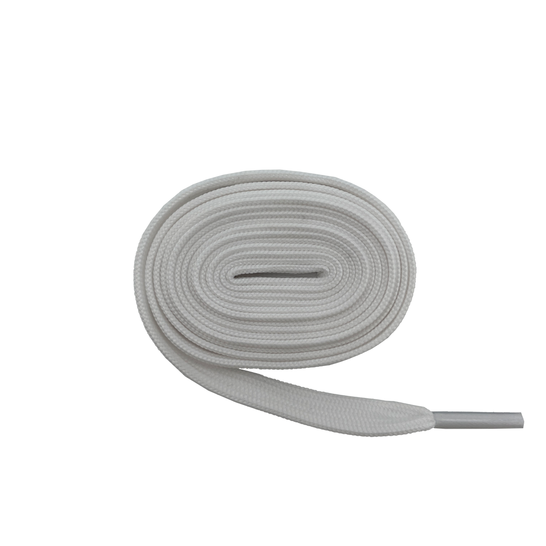 Flat Laces 2 Layer Flex White