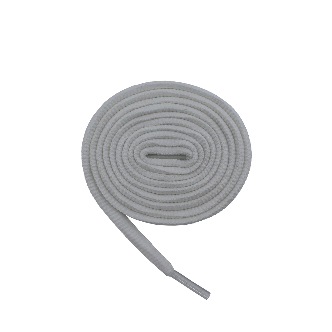 ROUND LACES FLEX WHITE 6MM