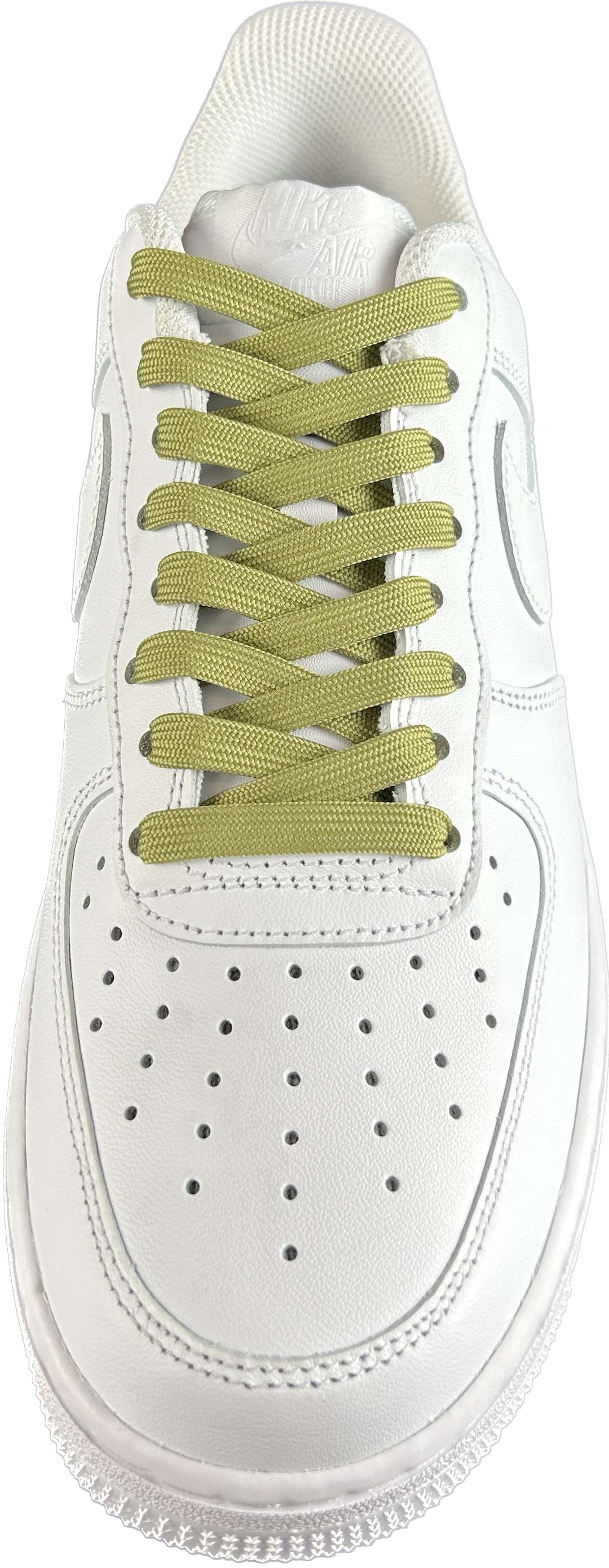 Flat laces 2 layer khaki drip 170cm