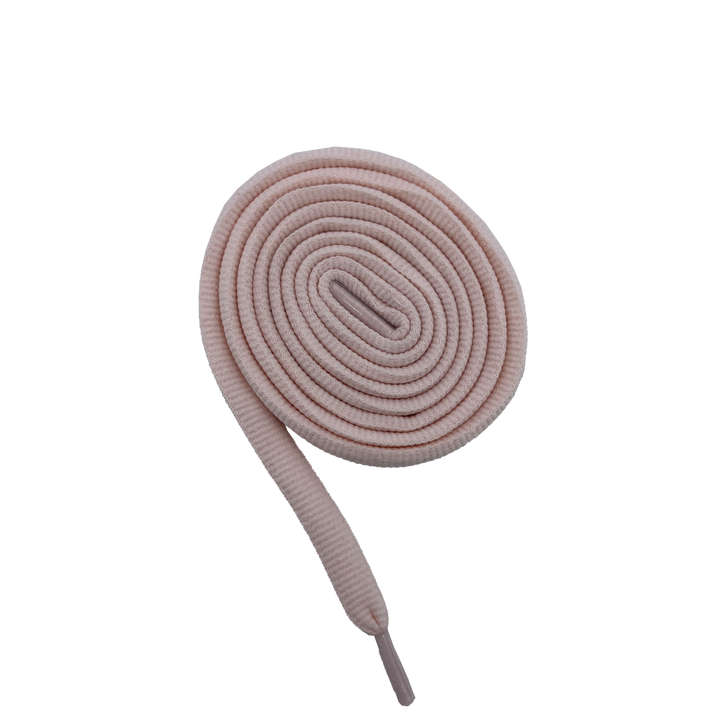 Lacets ronds rose marshmallow 10 mm